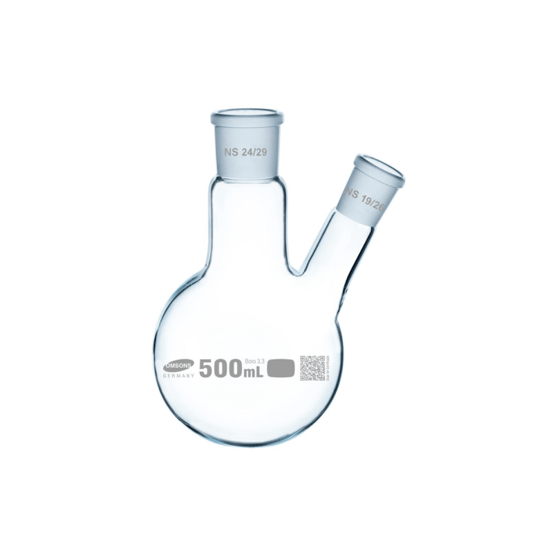 Double Angular Necked Flask
