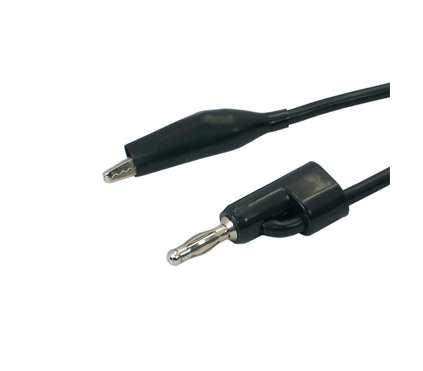 Stackable Plug to Crocodile Clip 97cm