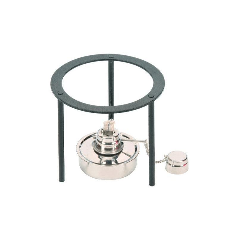Circular tripod stand for laboratory heating with spirit lamp