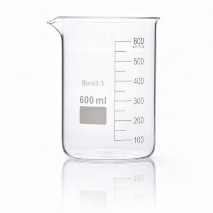 Borosilicate Glass Beaker Boro 3.3 (25ml to 5000ml), Non-Branded Laboratory Beaker
