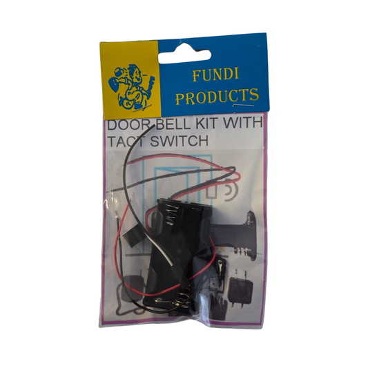 Fundi Products Door Bell Kit with Tact Switch in sealed packaging, sold by SmartLabs for CAPS Technology Electrical Systems