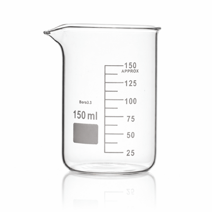 Borosilicate Glass Beaker Boro 3.3 (25ml to 5000ml), Non-Branded Laboratory Beaker