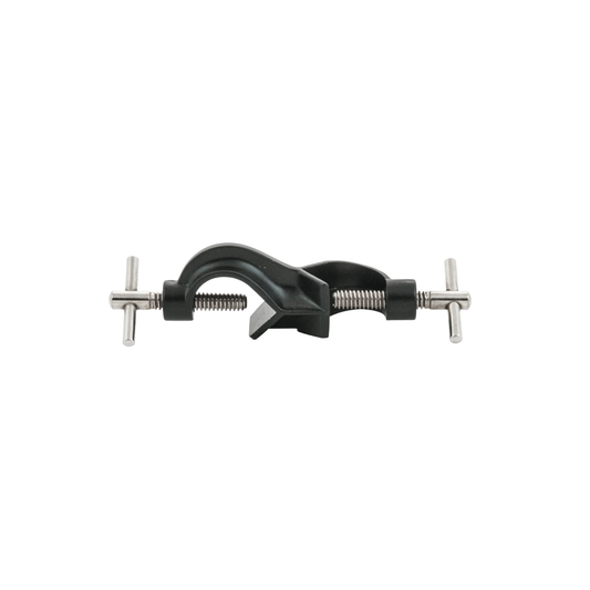 Black boss head clamp with two thumbscrews