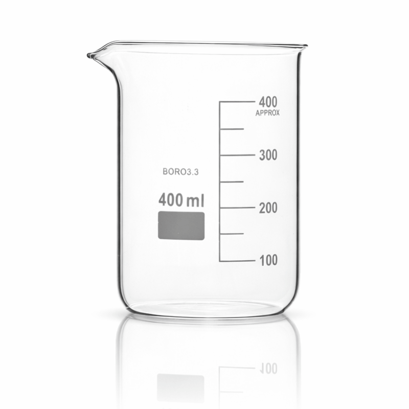 Borosilicate Glass Beaker Boro 3.3 (25ml to 5000ml), Non-Branded Laboratory Beaker
