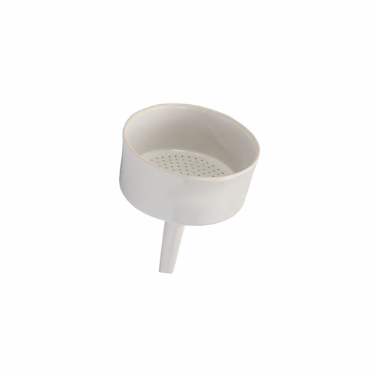 Glazed porcelain Buchner funnel for vacuum filtration