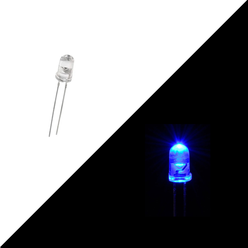 LED 5mm Blue Each