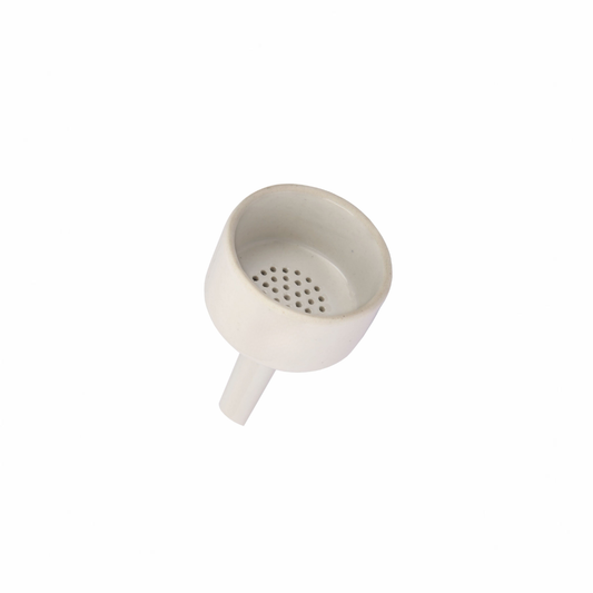 Glazed porcelain Buchner funnel for vacuum filtration