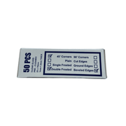 7107 Microscope Slide, Double Frosted, Beveled Edges 45 corner 50pcs/box