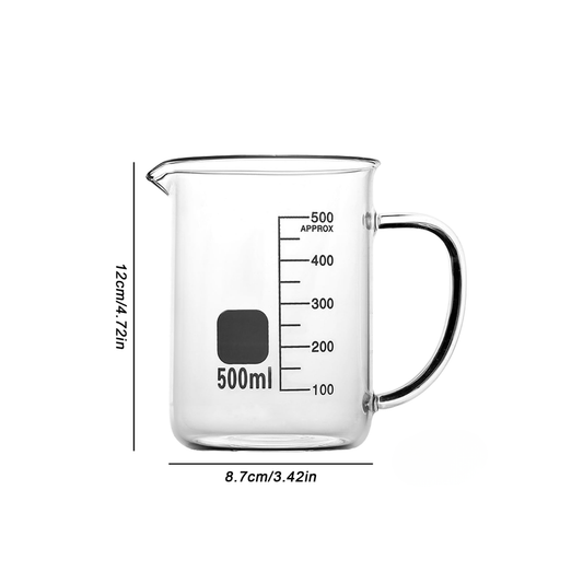 Glass Beaker with Handle, Boro3.3