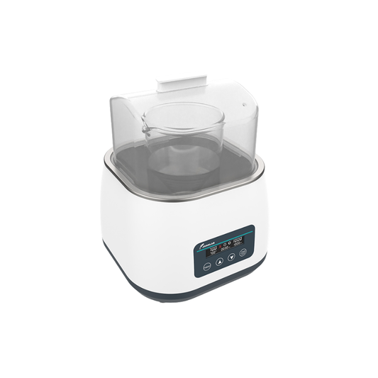 2-litre laboratory water bath with digital thermostat and 150mm stainless steel chamber