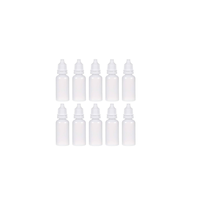 Dropper Bottle Empty Plastic Squeezable 5ml (pack Of 10)