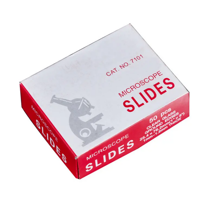 7101 Microscope Glass Slides, Ground Edges - Plain Microscope Slides - Ground Edge Microscope Slides - SmartLabs