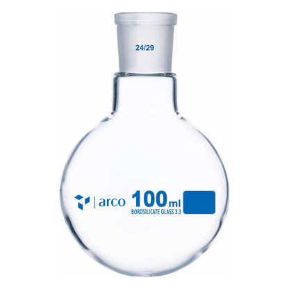 Round Bottom Boiling Flask with Socketed Single Neck, third view