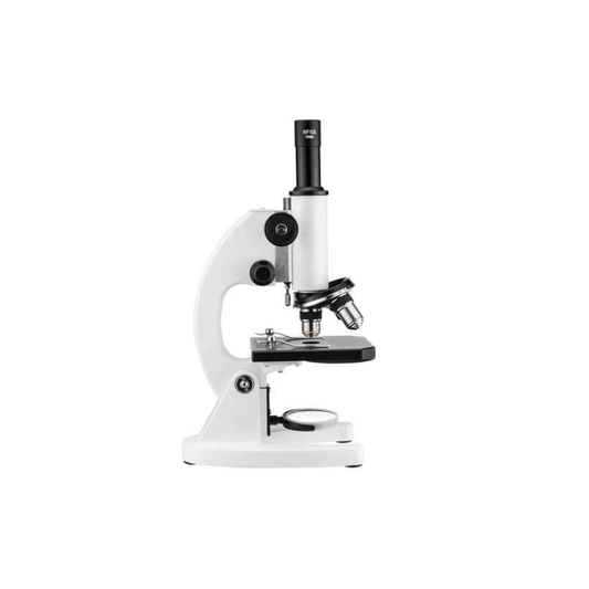 Compound Student Microscope, Metal Body, 10x and 16x Magnification, Objectives: 4x, 10x, 40x(S)