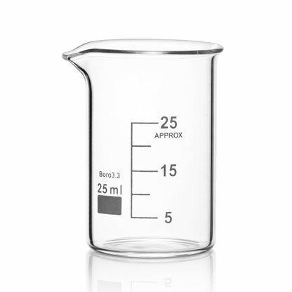 Borosilicate Glass Beaker Boro 3.3 (25ml to 5000ml), Non-Branded Laboratory Beaker