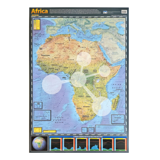 Africa Physical Wall Chart