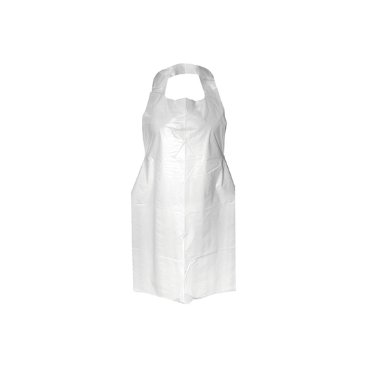Apron - Disposable Plastic - White