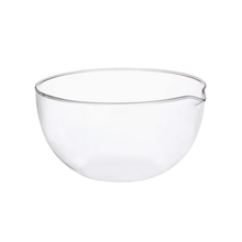 Evaporation dish,Flat - bottom ,With spout, boro 3.3 Glass