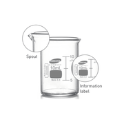 Beaker. Borosilicate, Low Form