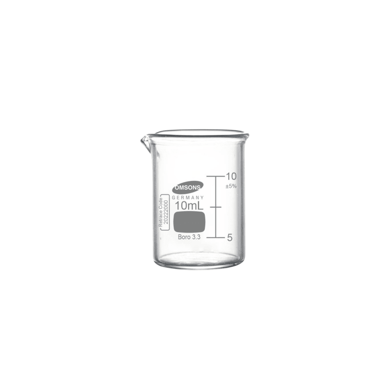 Beaker. Borosilicate, Low Form