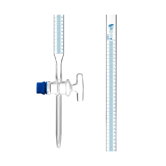 Burette Straight Bore with Glass Key, Class 'A', with Batch CertificatemL