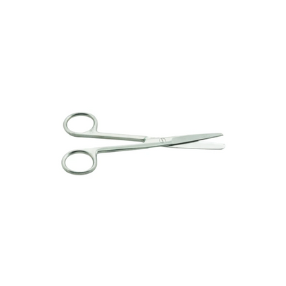 Stainless steel dissecting scissors 125 mm blunt tip for safe classroom dissection