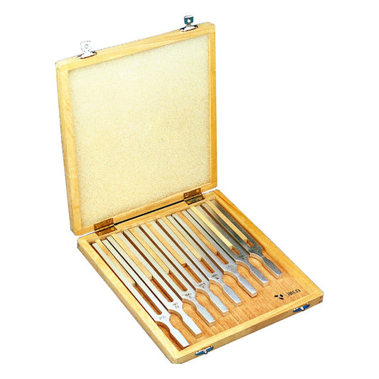 Aluminium Tuning Fork Boxed Set of 8