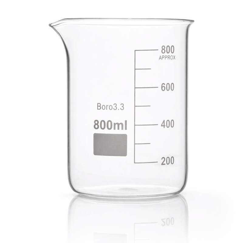 Borosilicate Glass Beaker Boro 3.3 (25ml to 5000ml), Non-Branded Laboratory Beaker