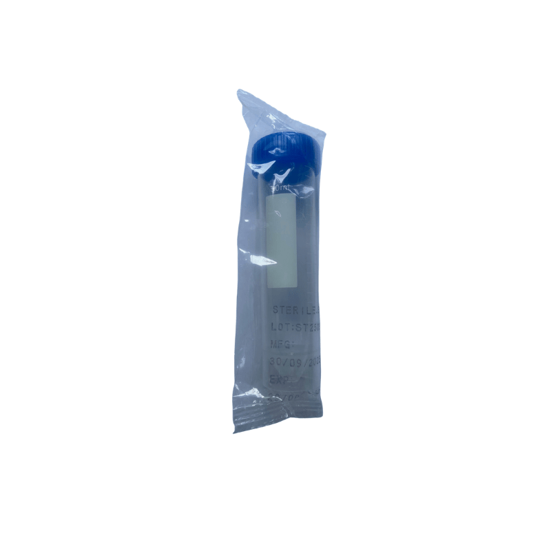 Centrifuge Tube with Blue Screw Cap, Free Standing, Individual packing (EO Sterile), Graduated