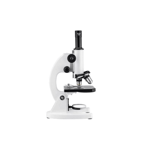 Compound Student Microscope, Metal Body, 10x and 16x Magnification, Objectives: 4x, 10x, 40x(S)