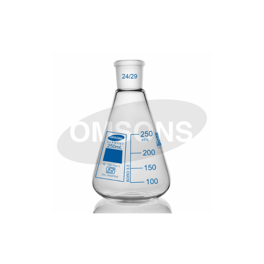 Conical (Erlenmeyer) Flask, Jointed, Borosilicate 3.3