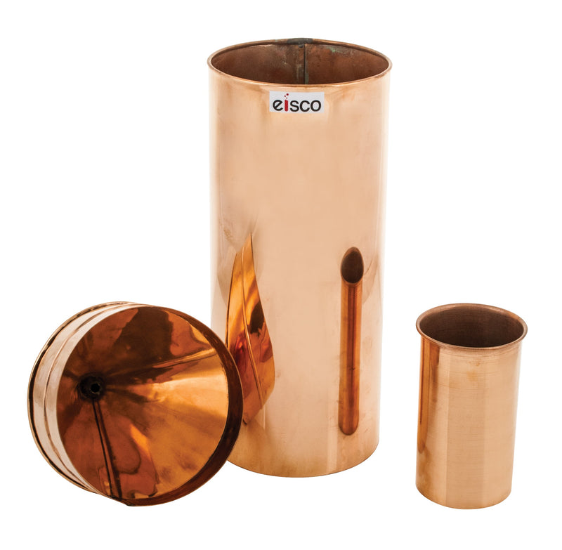 Copper Rain Gauge, British Pattern