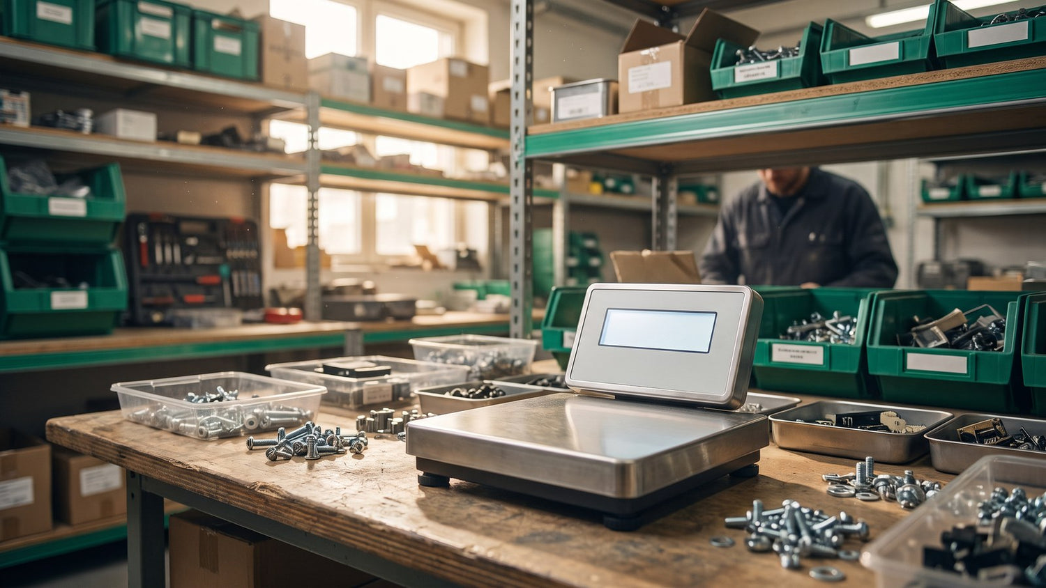 Counting scale in use