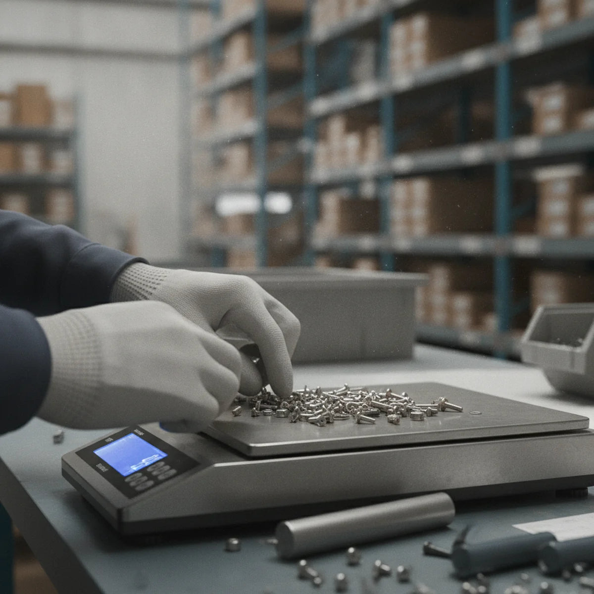 Parts inventory counting