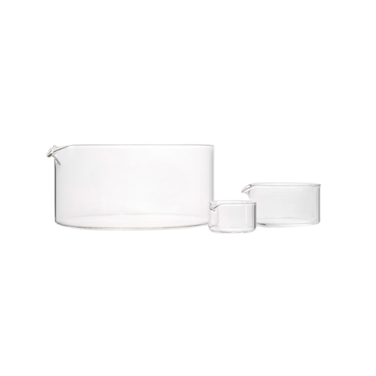 Borosilicate Glass Crystallizing Dish with Spout