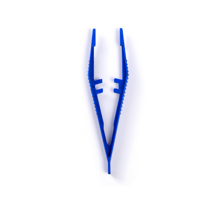 Tweezers, Plastic - Blue