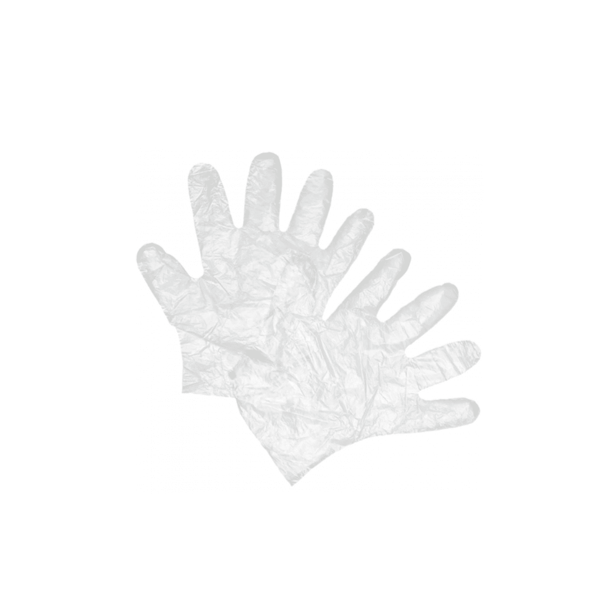 Disposable PE Gloves, Pack of 100