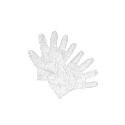 Disposable PE Gloves, Pack of 100