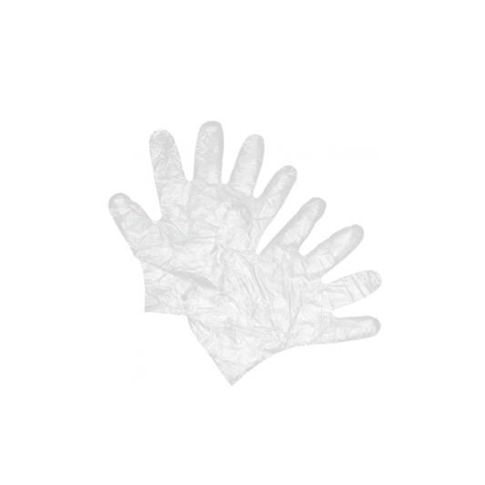 Disposable PE Gloves, Pack of 100
