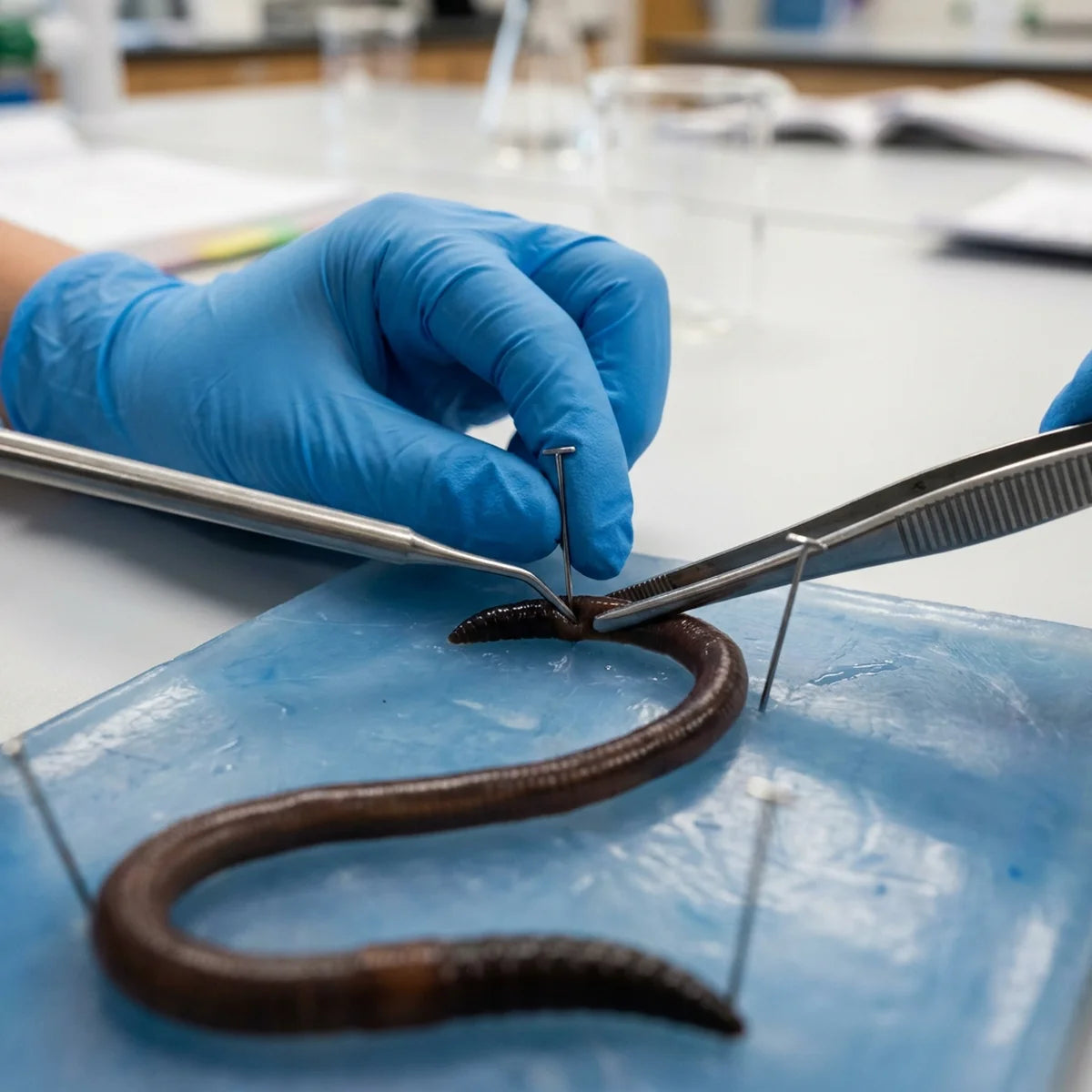 Dissecting kit used for specimen work