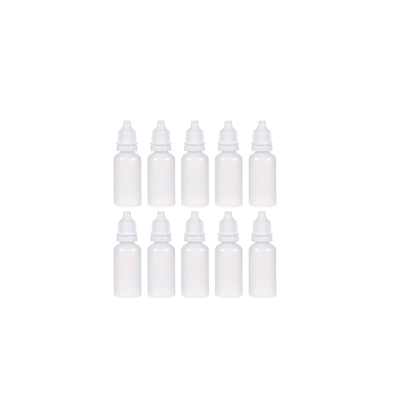 Dropper Bottle Empty Plastic Squeezable 5ml (pack Of 10)