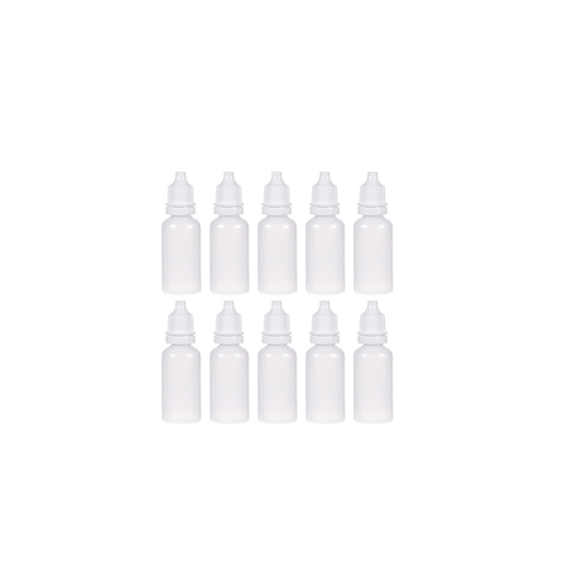 Dropper Bottle Empty Plastic Squeezable 5ml (pack Of 10)