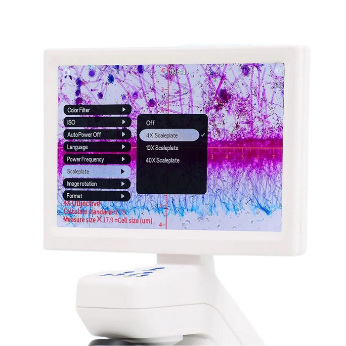 LCD Biological Digital Microscope,7 Inch 8.0M