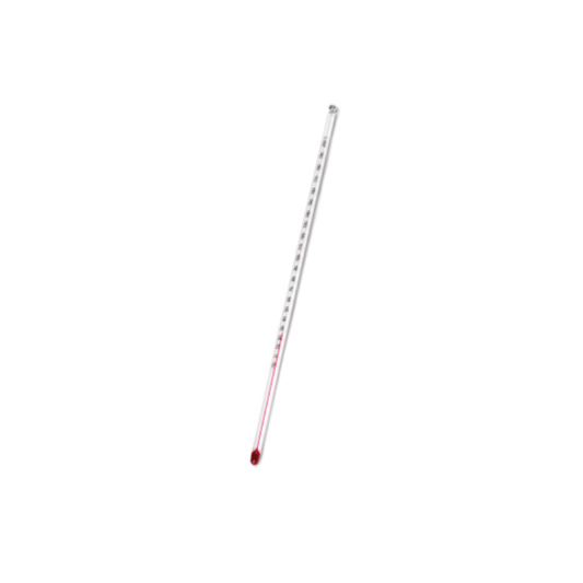 Educational Glass Thermometer with Hook - 10 to 250C