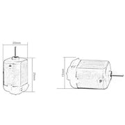 Electric Motor School Project, 3v - 6V DC Motor Brush