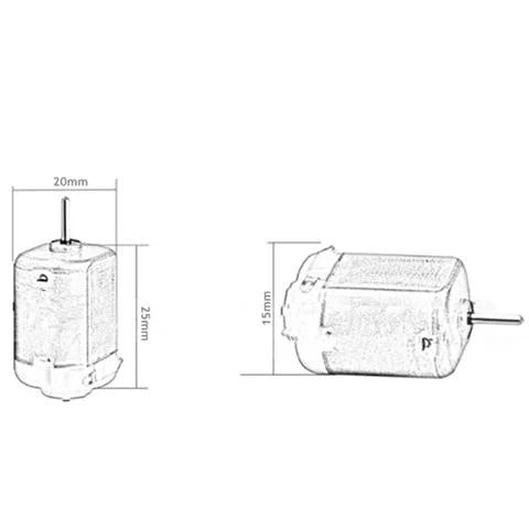 Electric Motor School Project, 3v - 6V DC Motor Brush
