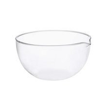 Evaporation dish,Flat - bottom ,With spout, boro 3.3 Glass