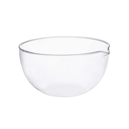 Evaporation dish,Flat - bottom ,With spout, boro 3.3 Glass