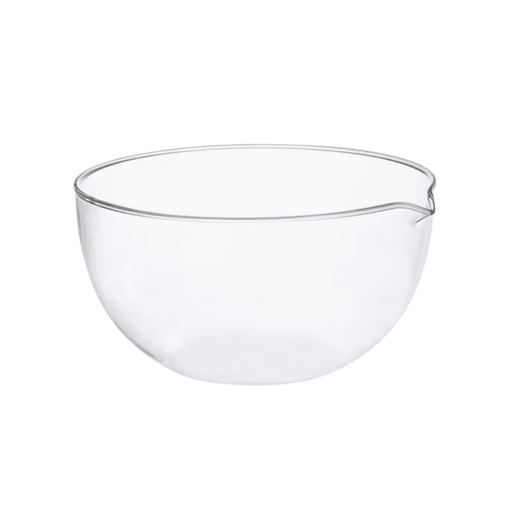 Evaporation dish,Flat - bottom ,With spout, boro 3.3 Glass