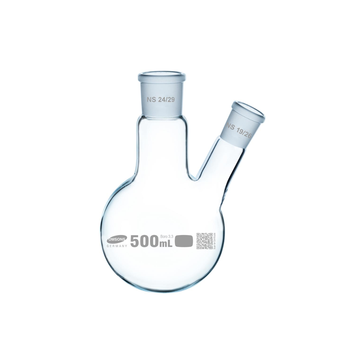 Double Angular Necked Flask